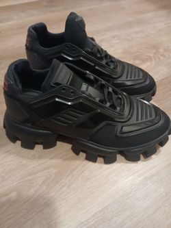 Prada Cloudbust Thunder Knit Fabric Sneakers