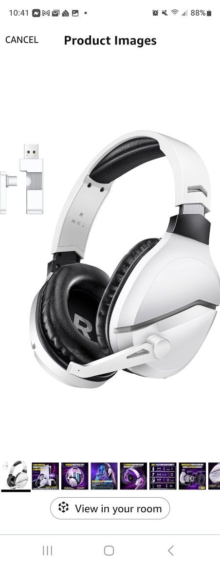 White Gaming Headphones