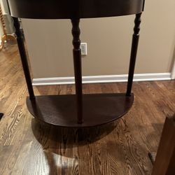 Half Moon End Table