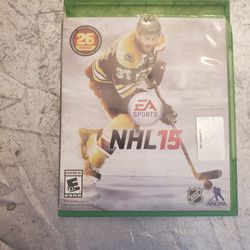 NHL hockey 15 for Microsoft Xbox one video game system