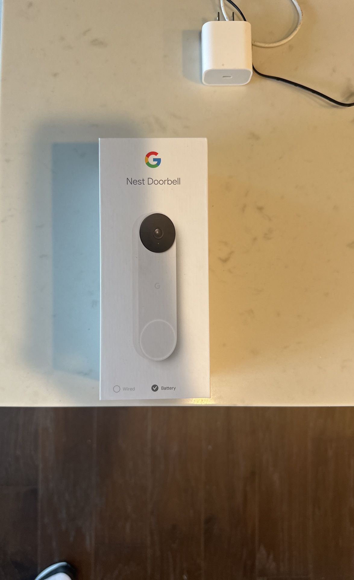 Nest Doorbell - Smart Wi-Fi Video Doorbell Camera - White