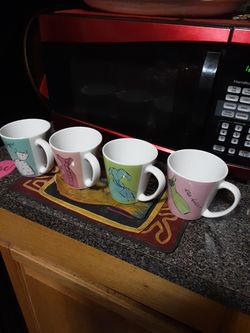 4 Rosanna Dress Fashion Coffee Cups