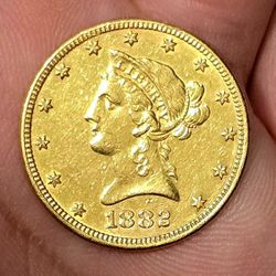 1882 $10 Gold Liberty 