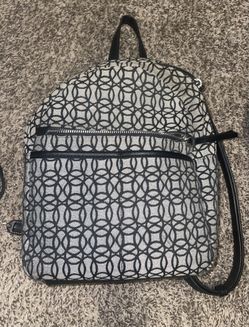 Two black/gray purses - Backpack purse and crossbody- Gently used! Smoke free $8  