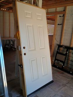 36x80 fiberglass exterior door