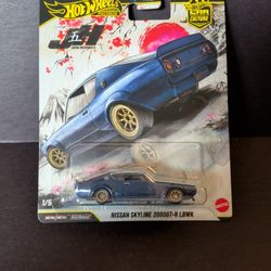 Hot Wheels Premium Car Culture Japan Historics 5 Nissan Skyline 2000 GT-R LBWK