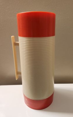 Nostalgic Collectible Aladdin Hy-Lo Wide Mouth Thermos Bottle W/Handle