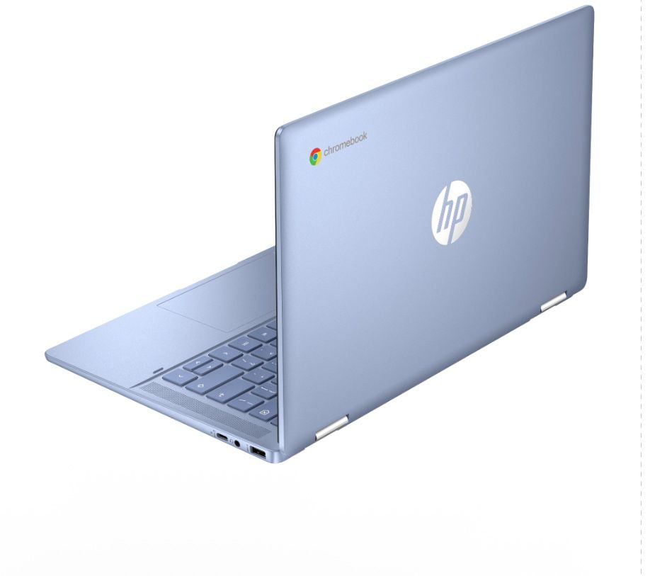 HP 14 inch x360 FHD Touch Chromebook Laptop Intel Processor N100 4GB RAM 64GB eMMC Sky Blue
