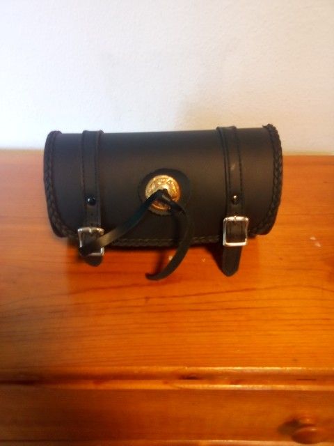Leather Tool Bag For Motorcycle Brand New 
