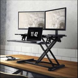 5"-20" Standing Desk Converter, Black (New)