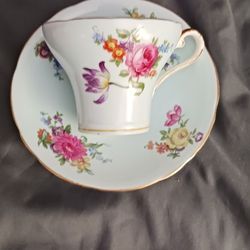 Antique Cup & Saucer Set