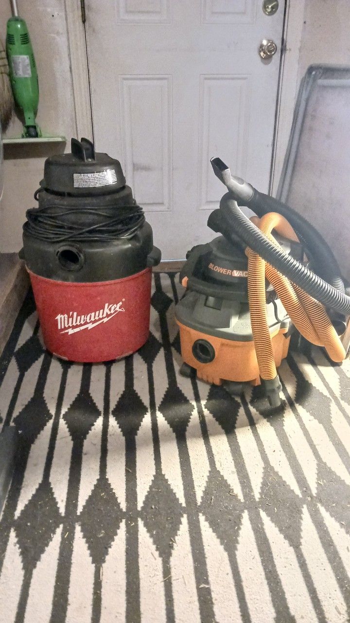 One 9 Gallon $60 Milwaukee Wet/Dry Vac OBO