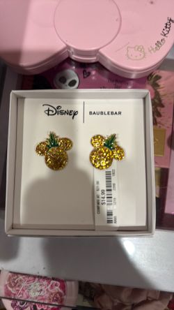 Disney Baublebar pineapples earrings