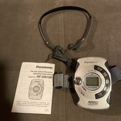 Panasonic FM AM 2 Band Receiver Model RF SW 100 Vintage  