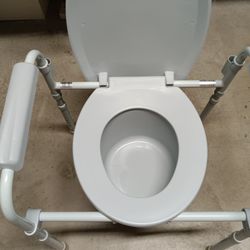 New Folding Steel Commode