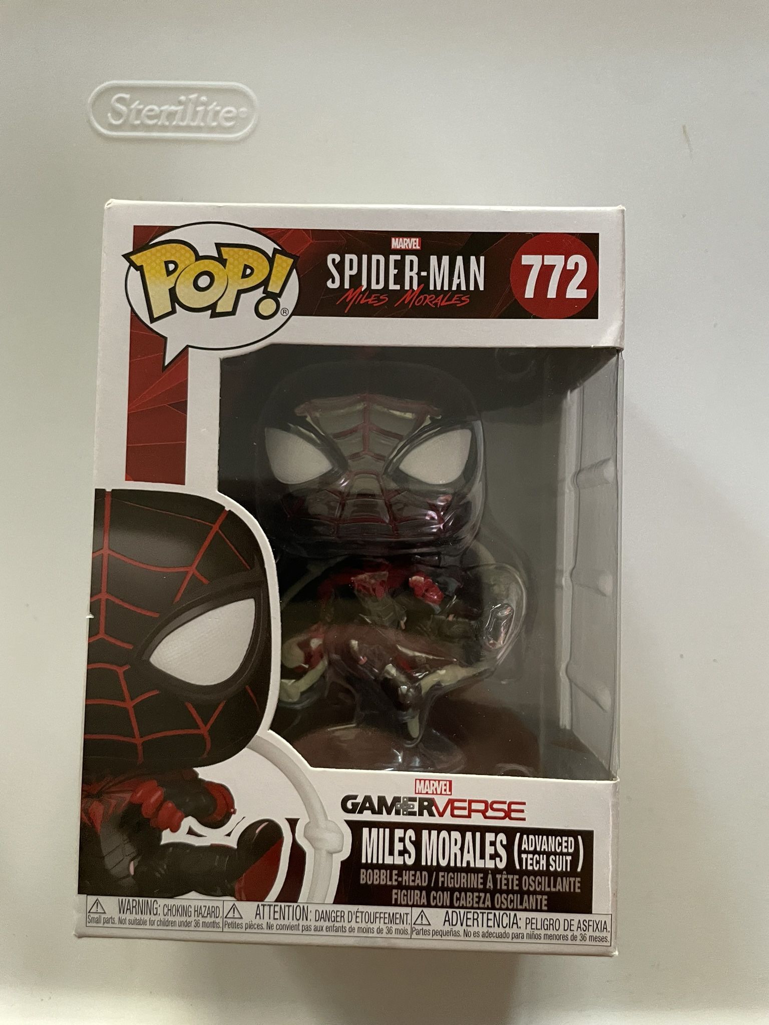 Funko Pop Marvel Spider Man Miles Morales Advanced Tech Suit