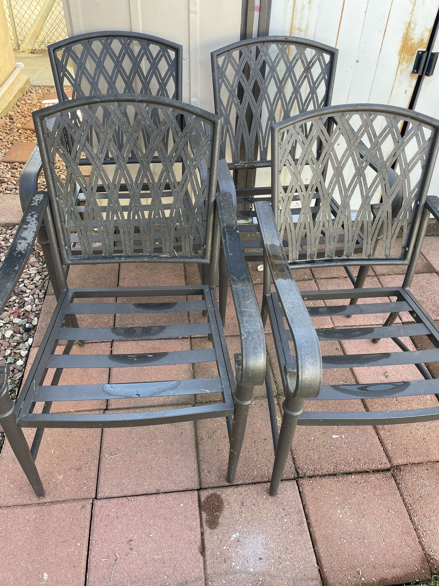 Out Side Metal Chairs. 20 Dollars