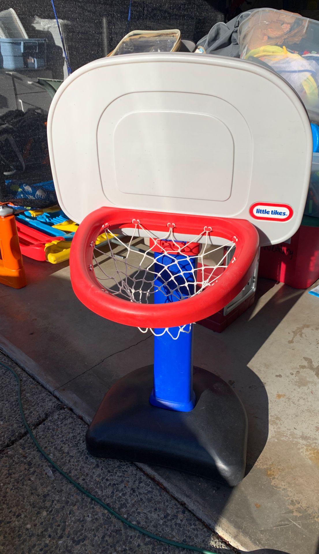 Little tikes adjustable basketball hoop
