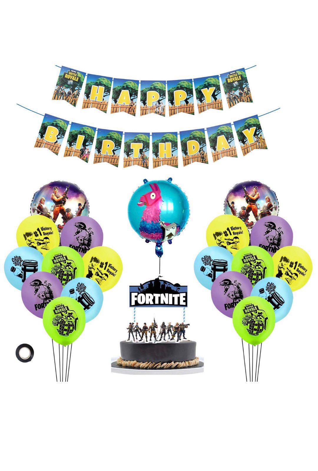 Fortnite Party Supplies Set Brand New