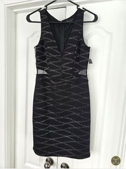 Womens Shimmery Knit Dress- M