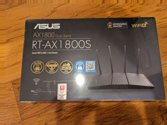 ASUS RT-AX1800S Dual Band WiFi 6 Extendable Router