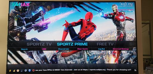 Free movies, tv shows, sports, channels