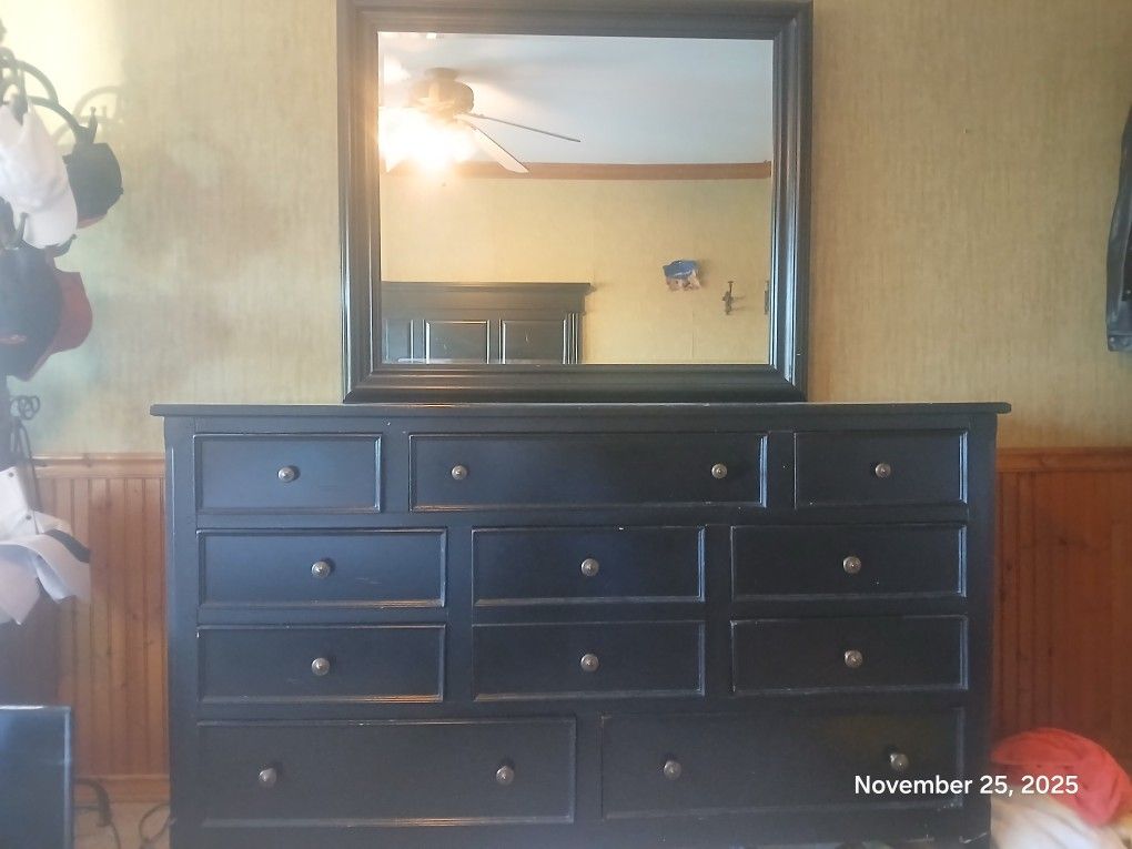 Dresser And Headboard 