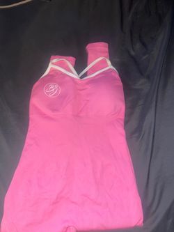 Pink booty lift body suit