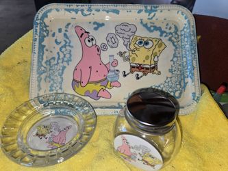 Rolling tray set