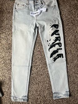 Purple jeans