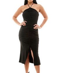 Women’s Black Midi Dress