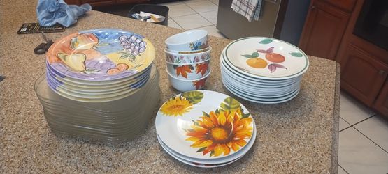 Plate Bowl Dinnerware Sets (Look Under Listings)
