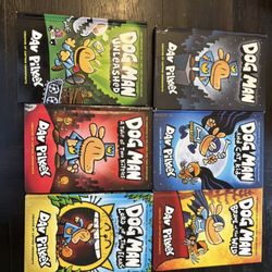 Dog Man Hardcover Book Bundle - Set of 6 (hardcover)