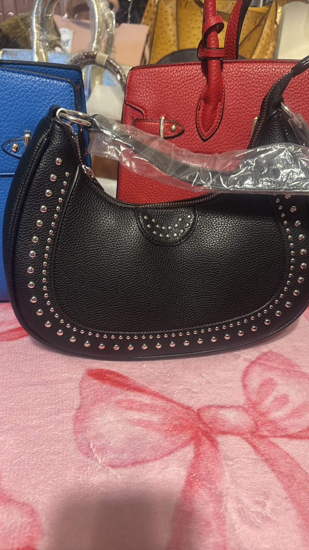 Black Studded Bag