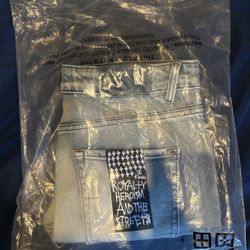 Ksubi Van Wrinkle Globe Cycle Skinny Jeans In Denim - Size M - New