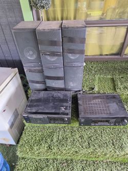 Home Theater Speaker and Receiver Bundle