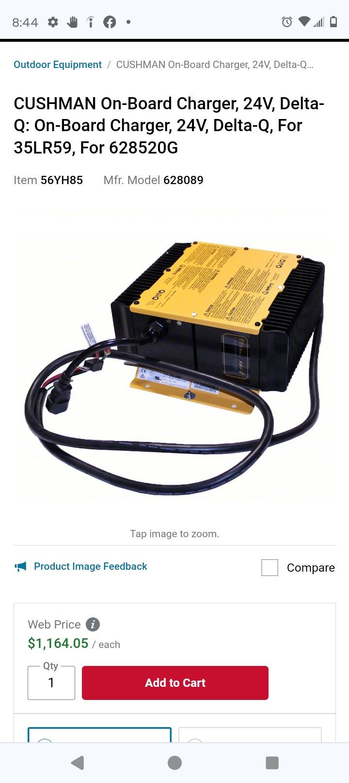 Like New Quiq Delta Battery Charger