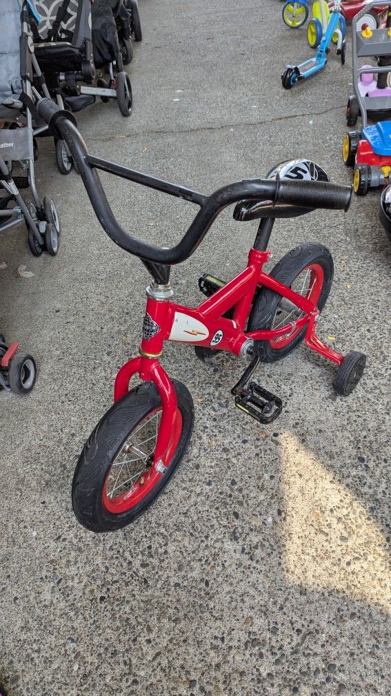 Huffy 12" Boys Kids Bike Bicycle With Training Wheels 