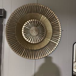 Wall Accent Decor Gold