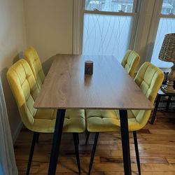 Dining Table And 4 Chairs