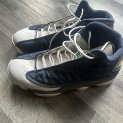 Jordan 12 Blue And White “size 9.5”
