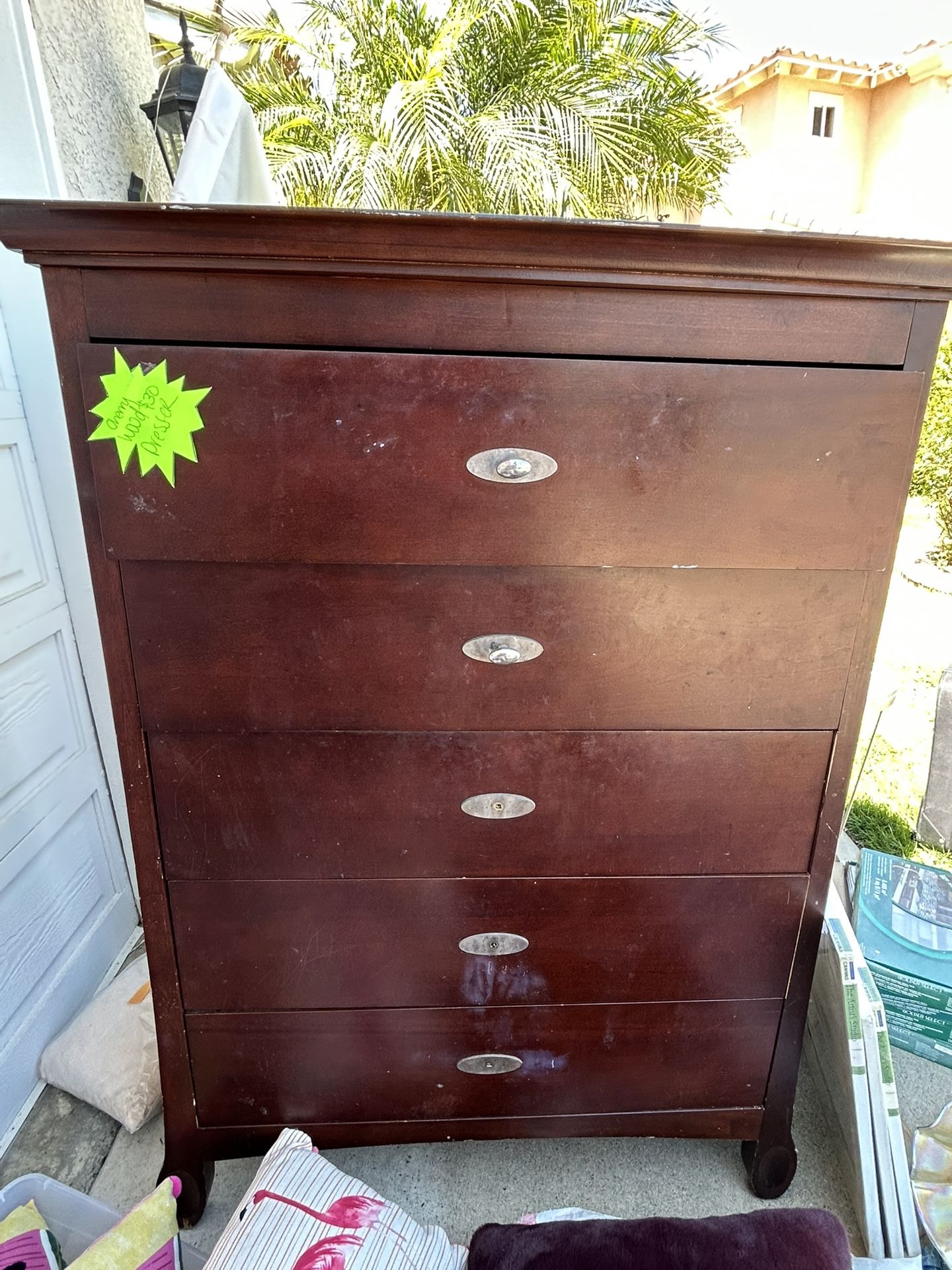 Cherry Wood Dresser
