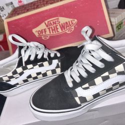 Checkerboard Vans 