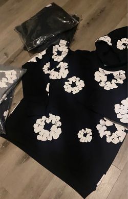 Denim Tears black n white Xl