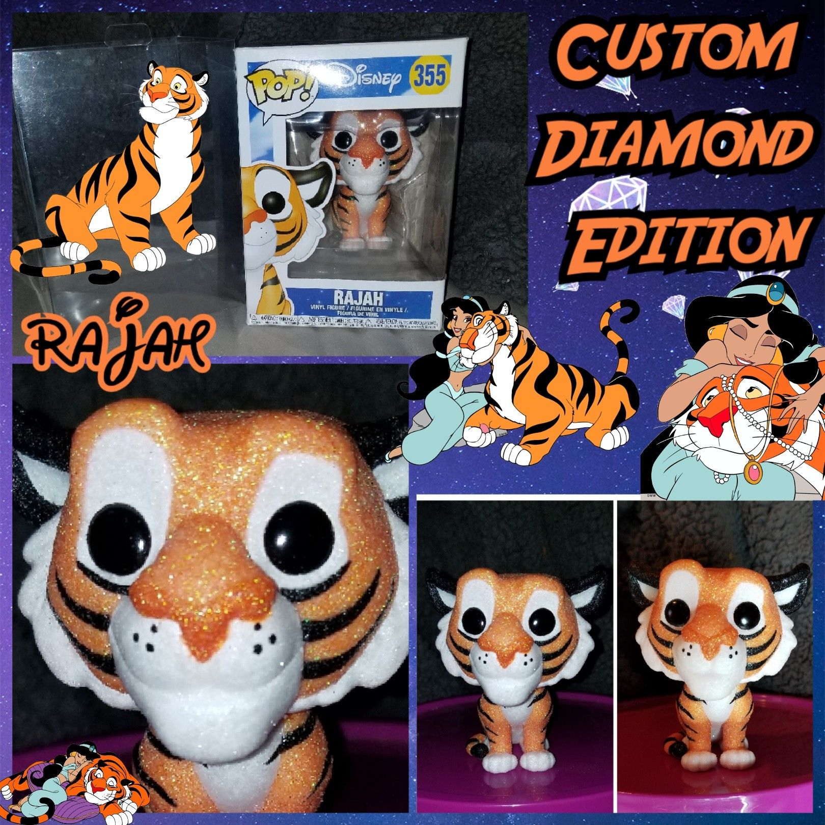 Funko Pop, Custom Diamond Edition Rajah