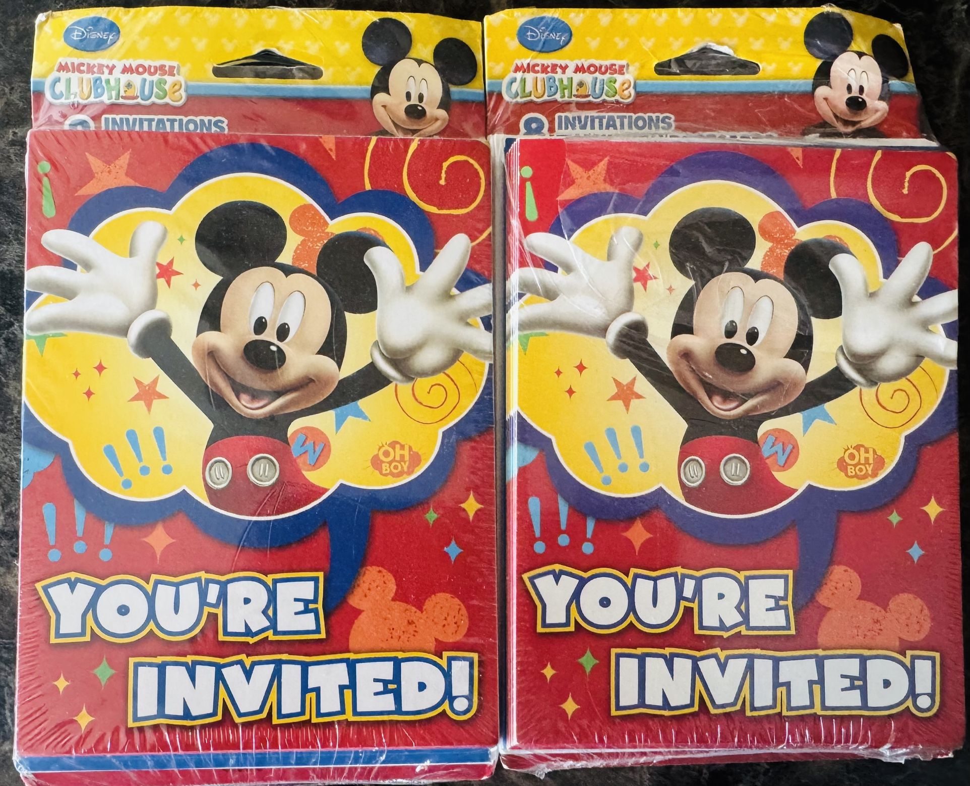 16 Mickey Mouse Birthday Invitations
