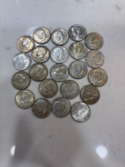Kennedy half dollar silver coin lot
