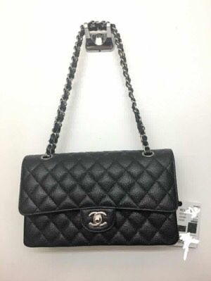 Chanel Double flab Medium Caviar skin and Silver hardwear