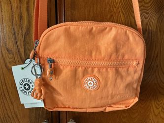 Kipling Orange Crossbody Bag with Tags