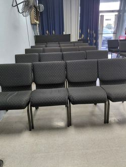 Stackable Church/Auditorium Chairs – Lot